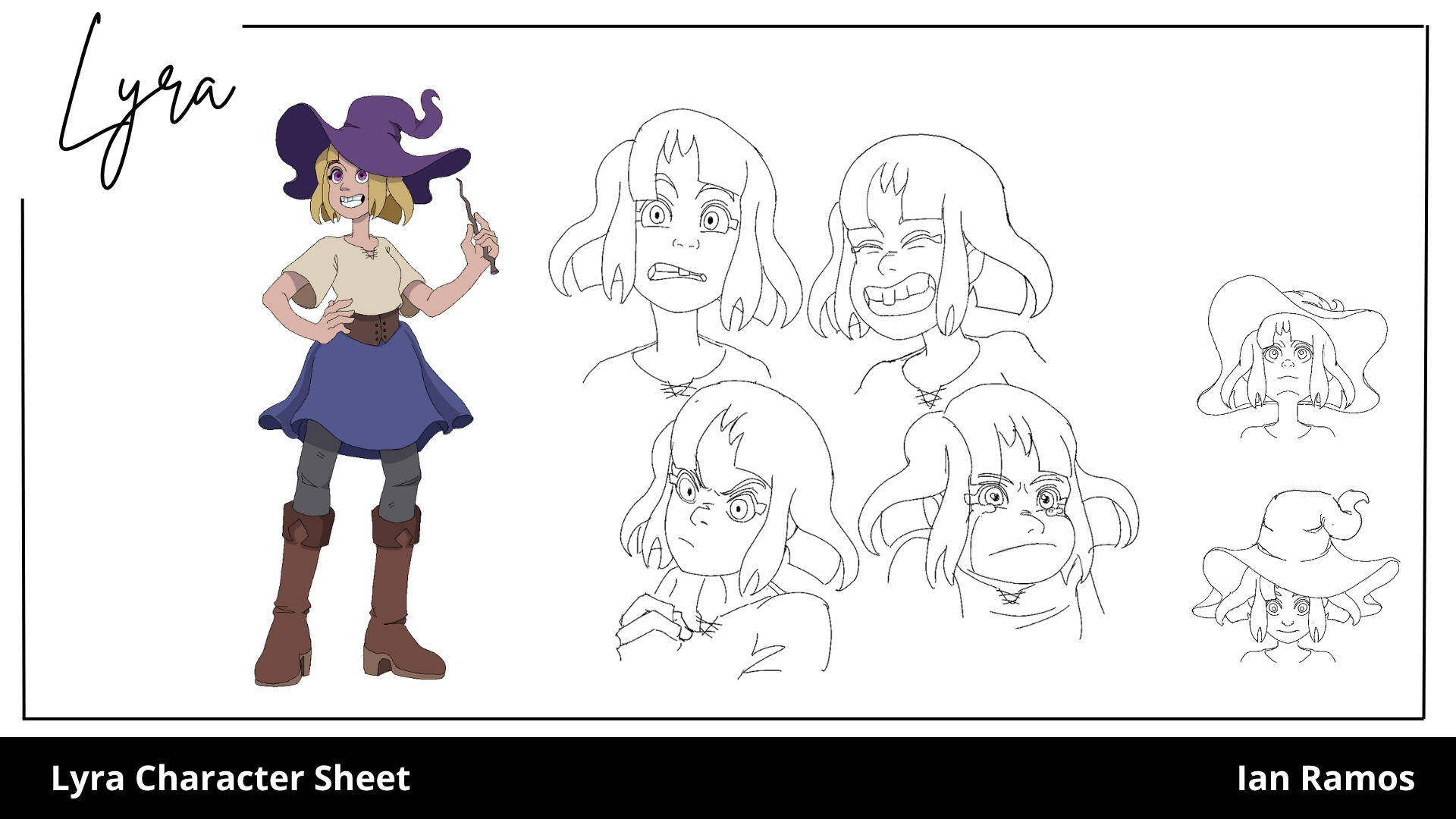 Lyra - Expression Sheet